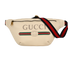 GG Web Bum Bag, &pound;375, Handbags, Beige, Leather, Front view